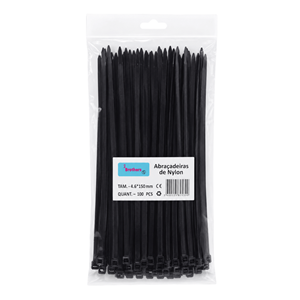 ABRAÇADEIRA NYLON PRETO 4.6X150MM